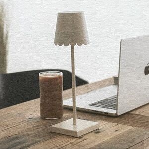 Jilly box Fall 2024 x Jardines Domaine Home LED Scalloped Lamp